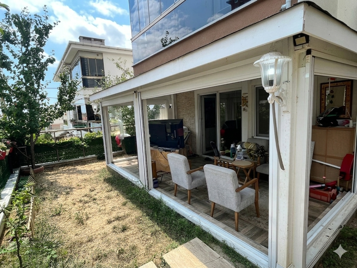 Öncesi balkon görünümü