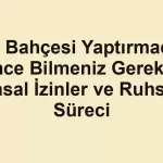 Kış Bahçesi Yaptırmadan Önce Bilmeniz Gereken Yasal İzinler ve Ruhsat Süreci - Tekirdağ Cam Balkon - Simge Cam Balkon Kış Bahçesi Yaptırmadan Önce Bilmeniz Gereken Yasal İzinler ve Ruhsat Süreci